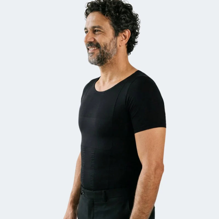 Worn under clothing — invisible shapewear effect
