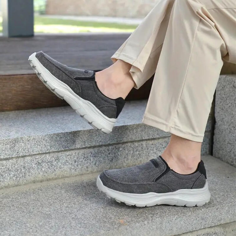 Classic Slip-on - Comfort Orthopaedic Walking Shoe Black · view 09