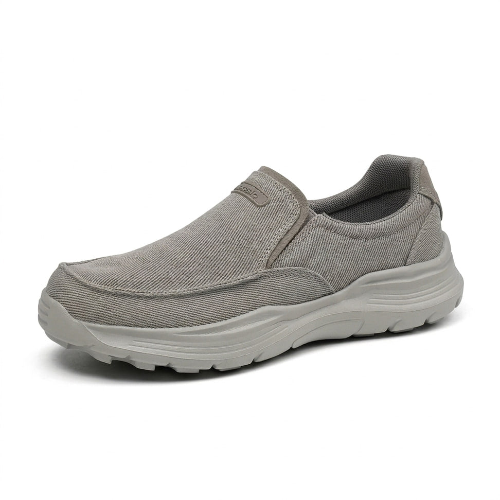 Classic Slip-on - Comfort Orthopaedic Walking Shoe Grey