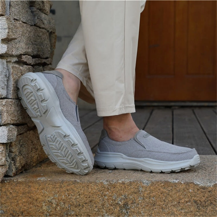 Classic Slip-on - Comfort Orthopaedic Walking Shoe Grey · view 08