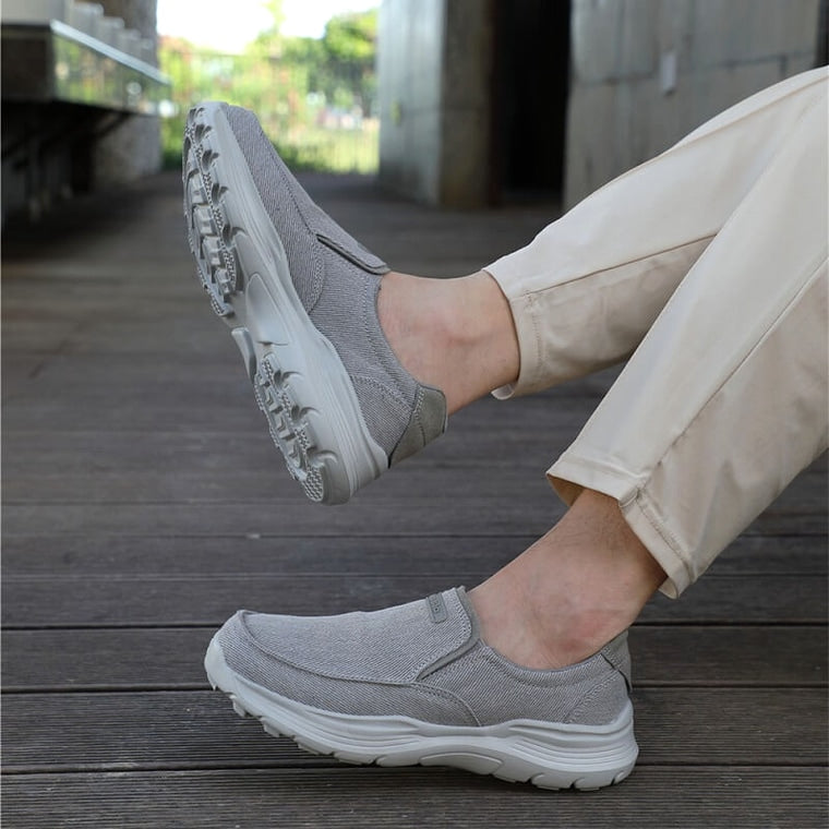 Classic Slip-on - Comfort Orthopaedic Walking Shoe Grey · view 09