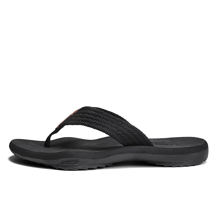 Cradle Flip Flops - Orthopaedic Arched Recovery Sandal Black · view 04