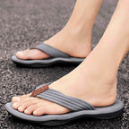 Cradle Flip Flops - Orthopaedic Arched Recovery Sandal Grey · view 06