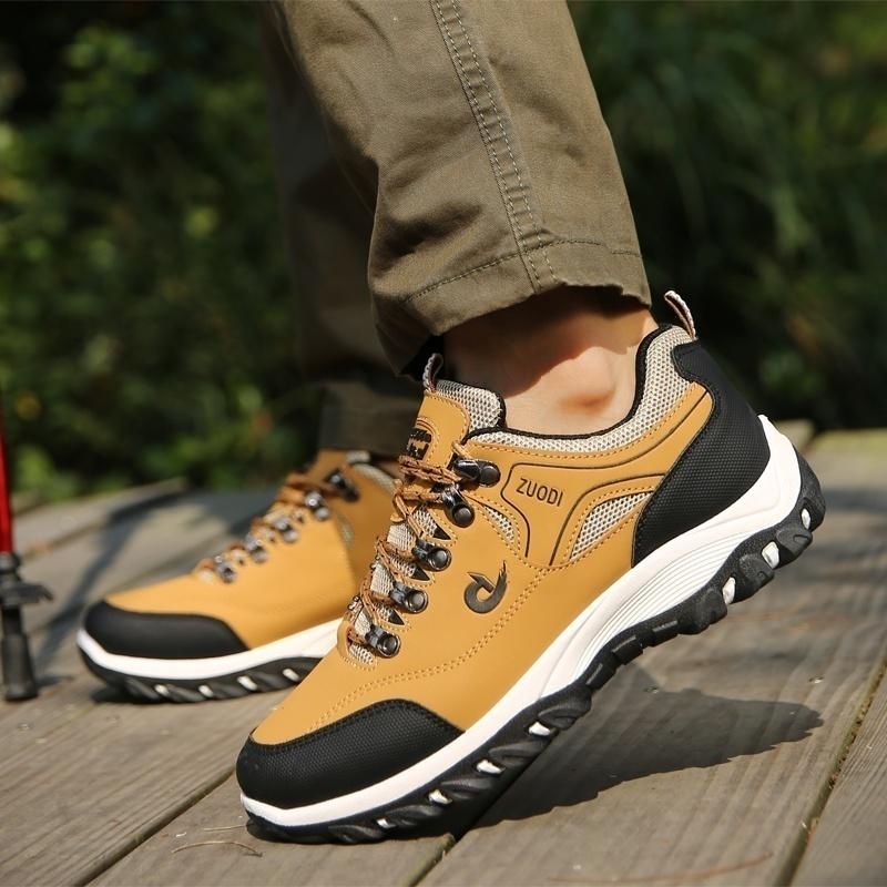 tenis-de-caminhada-masculino-antiderrapante-sport-caqui