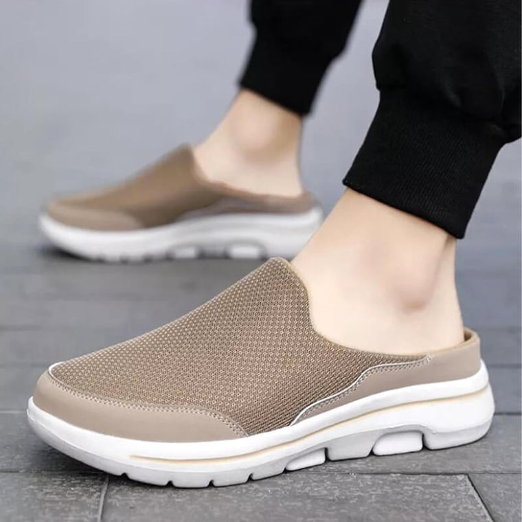 Loft Slipper - Comfort Orthopaedic Mule Beige · view 03