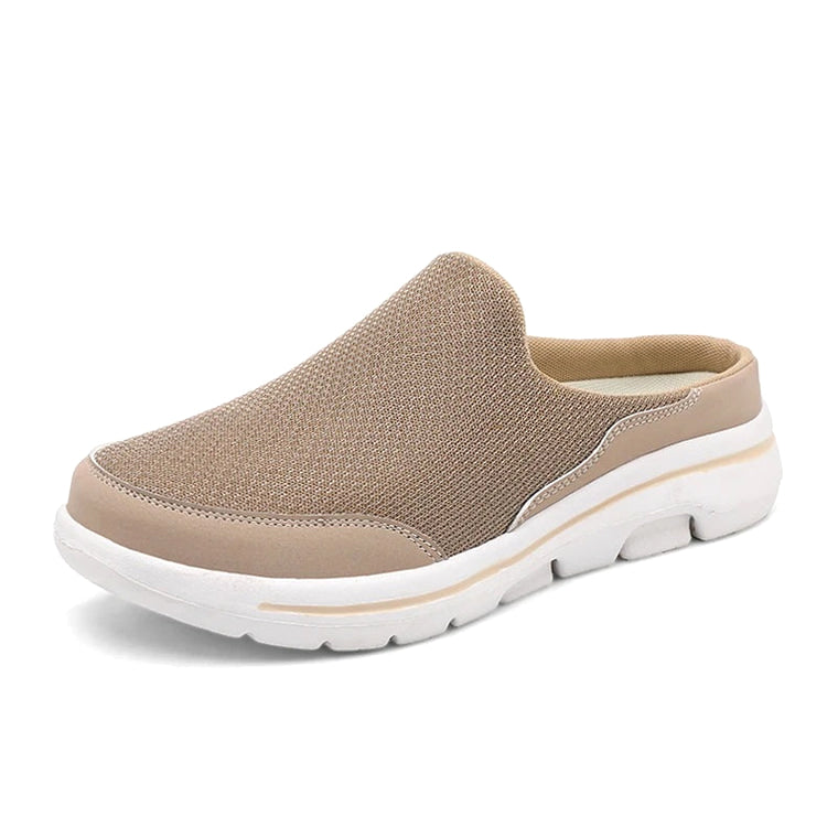 Loft Slipper - Comfort Orthopaedic Mule Beige