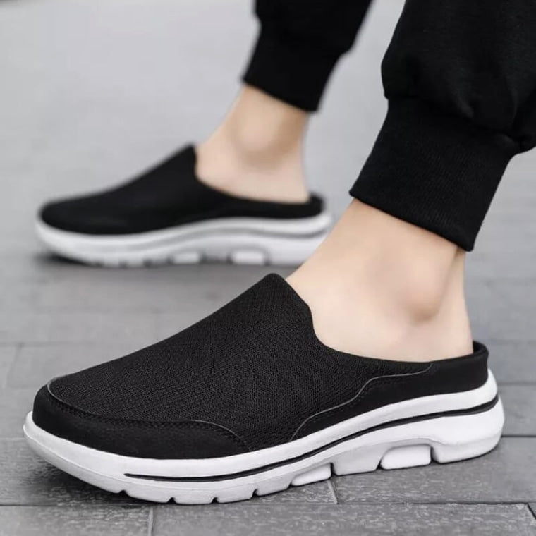 Loft Slipper - Comfort Orthopaedic Mule Black · view 03