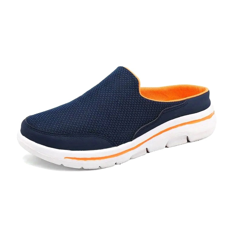 Loft Slipper - Comfort Orthopaedic Mule Blue · view 02
