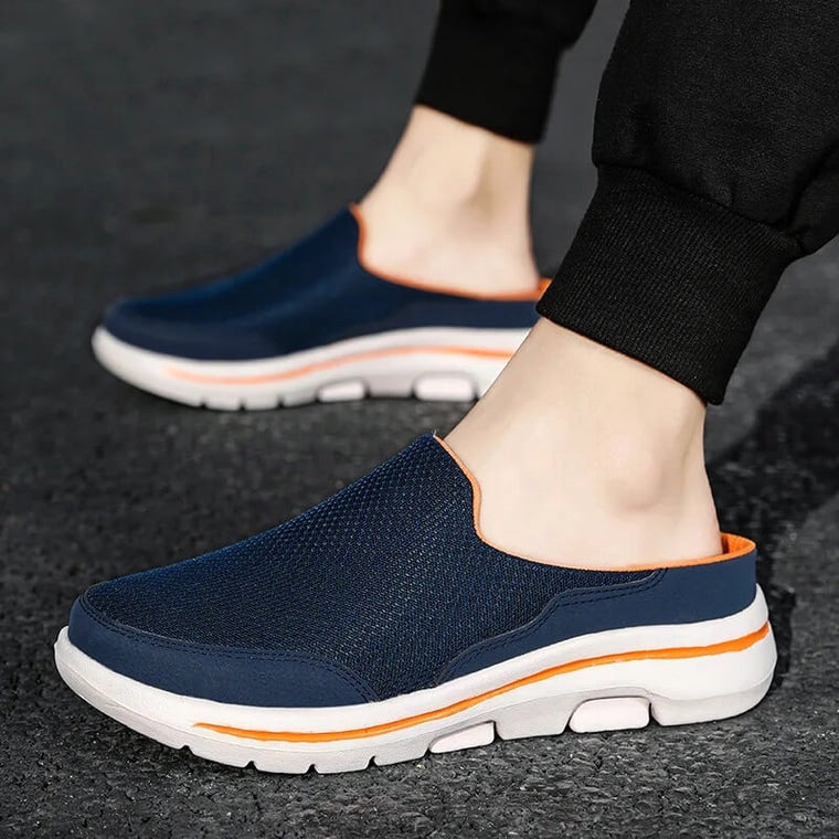 Loft Slipper - Comfort Orthopaedic Mule Blue · view 07