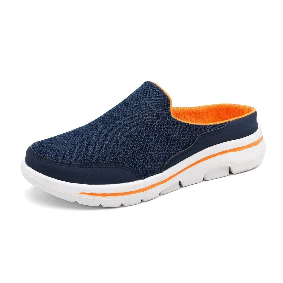 Loft Slipper - Comfort Orthopaedic Mule Blue