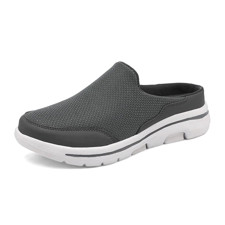 Loft Slipper - Comfort Orthopaedic Mule Grey · view 02