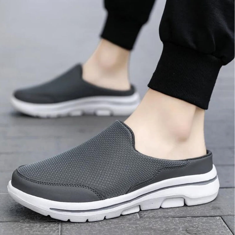 Loft Slipper - Comfort Orthopaedic Mule Grey · view 03