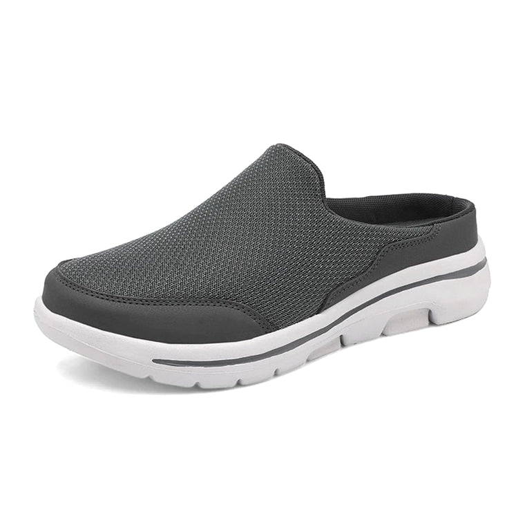 Loft Slipper - Comfort Orthopaedic Mule Grey