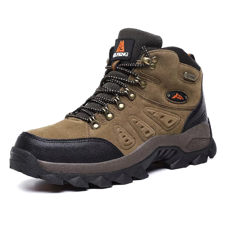 Outdoor - Waterproof Leather Grip Hiking Boot Brown