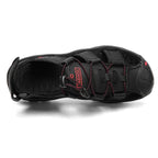 Ridge - Comfort Leather Orthopaedic Walking Sandal Black · view 05
