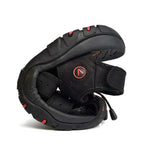 Ridge - Comfort Leather Orthopaedic Walking Sandal Black · view 06