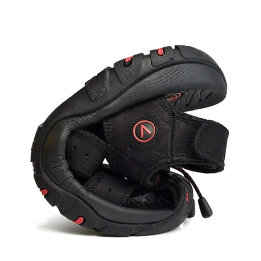 Ridge - Comfort Leather Orthopaedic Walking Sandal Black · view 06