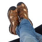 Ridge - Comfort Leather Orthopaedic Walking Sandal Brown · view 03