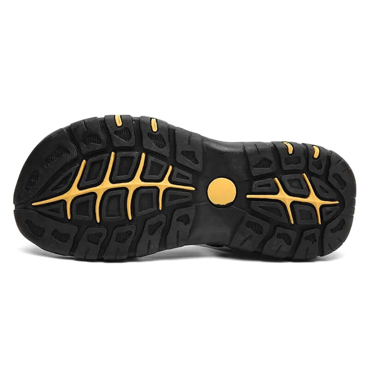 Ridge - Comfort Leather Orthopaedic Walking Sandal Khaki · view 08