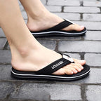Ripple Massage Flip Flops - Cushioned Recovery Sandal Black · view 03