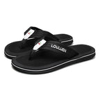 Ripple Massage Flip Flops - Cushioned Recovery Sandal Black · view 04