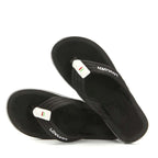 Ripple Massage Flip Flops - Cushioned Recovery Sandal Black · view 06