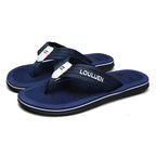 Ripple Massage Flip Flops - Cushioned Recovery Sandal Blue · view 04