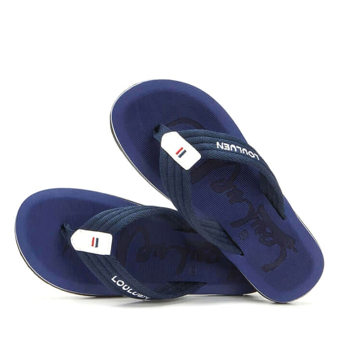 Ripple Massage Flip Flops - Cushioned Recovery Sandal Blue · view 06