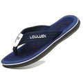 Ripple Massage Flip Flops - Cushioned Recovery Sandal Blue