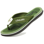 Ripple Massage Flip Flops - Cushioned Recovery Sandal Green · view 02
