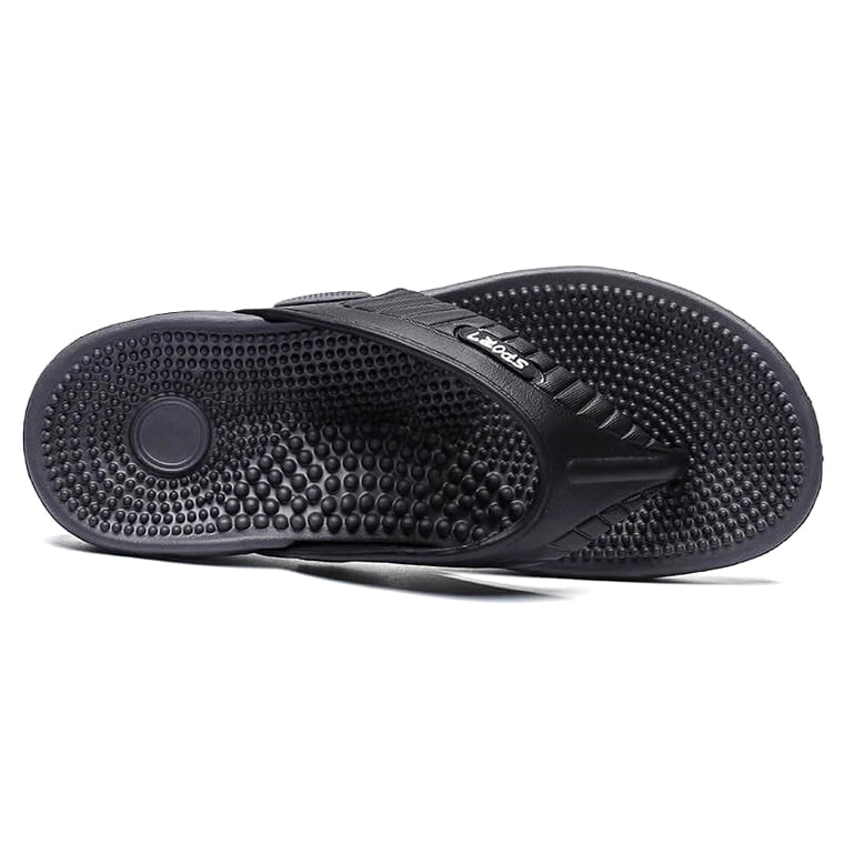 Sport - Massage Orthopaedic Flip Flops Recovery Sandal Black · view 03