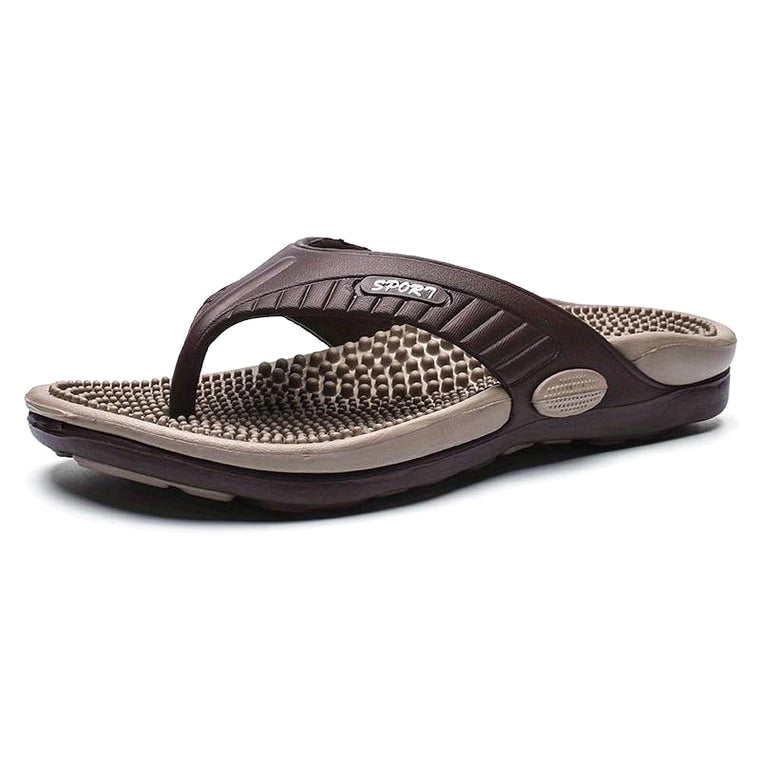 Sport - Massage Orthopaedic Flip Flops Recovery Sandal Brown · view 02