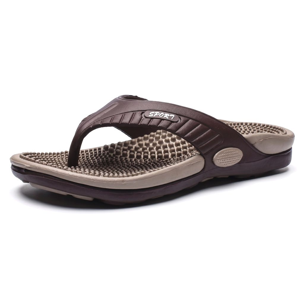 Sport - Massage Orthopaedic Flip Flops Recovery Sandal Brown