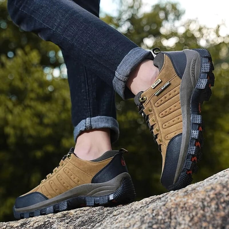 Terrain - Waterproof Leather Hiking Walking Shoes Brown · view 03