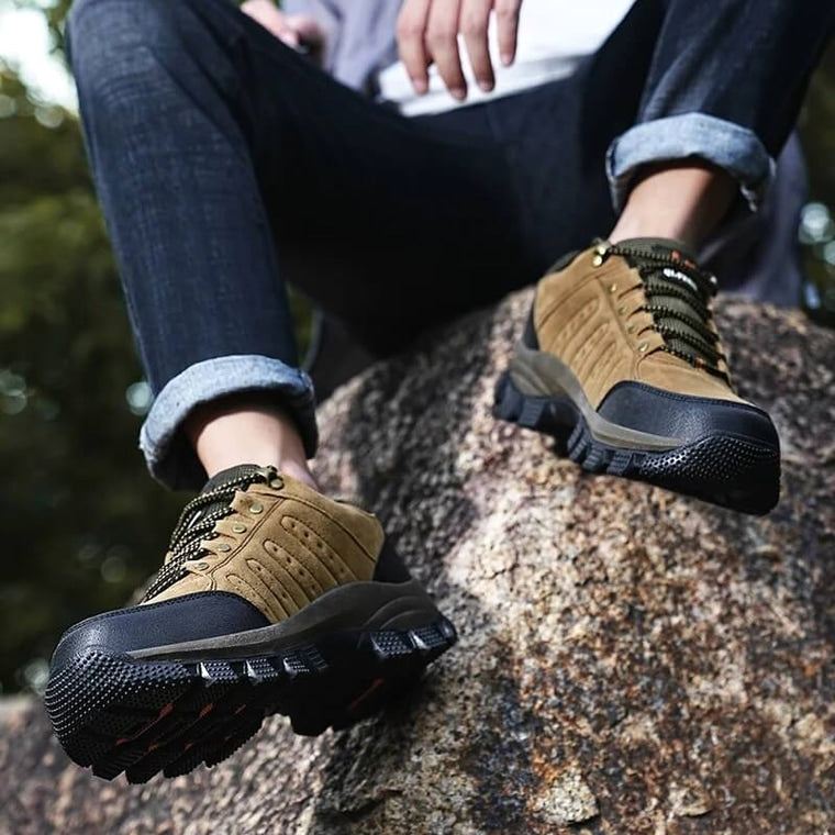 Terrain - Waterproof Leather Hiking Walking Shoes Brown · view 09