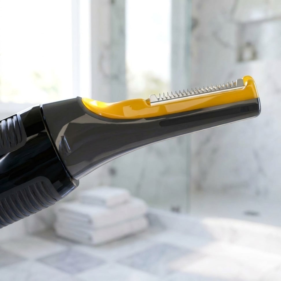 Precision Trimmer ultra-thin blade closeup