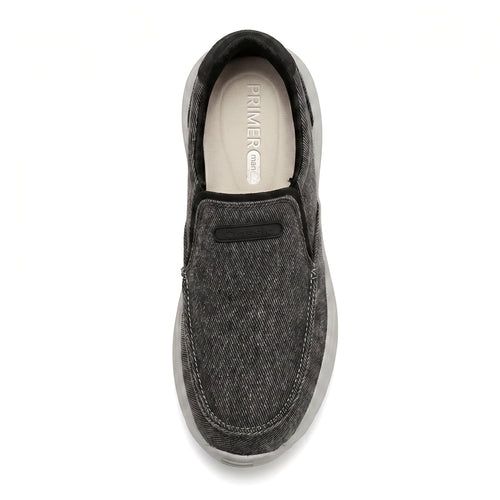 Classic Slip-on - Comfort Orthopaedic Walking Shoe Black — palmilha
