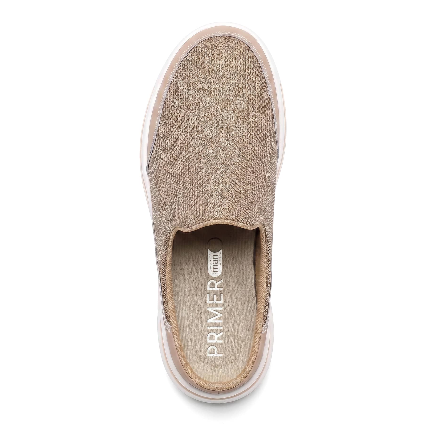 Loft Slipper - Comfort Orthopaedic Mule Beige — palmilha
