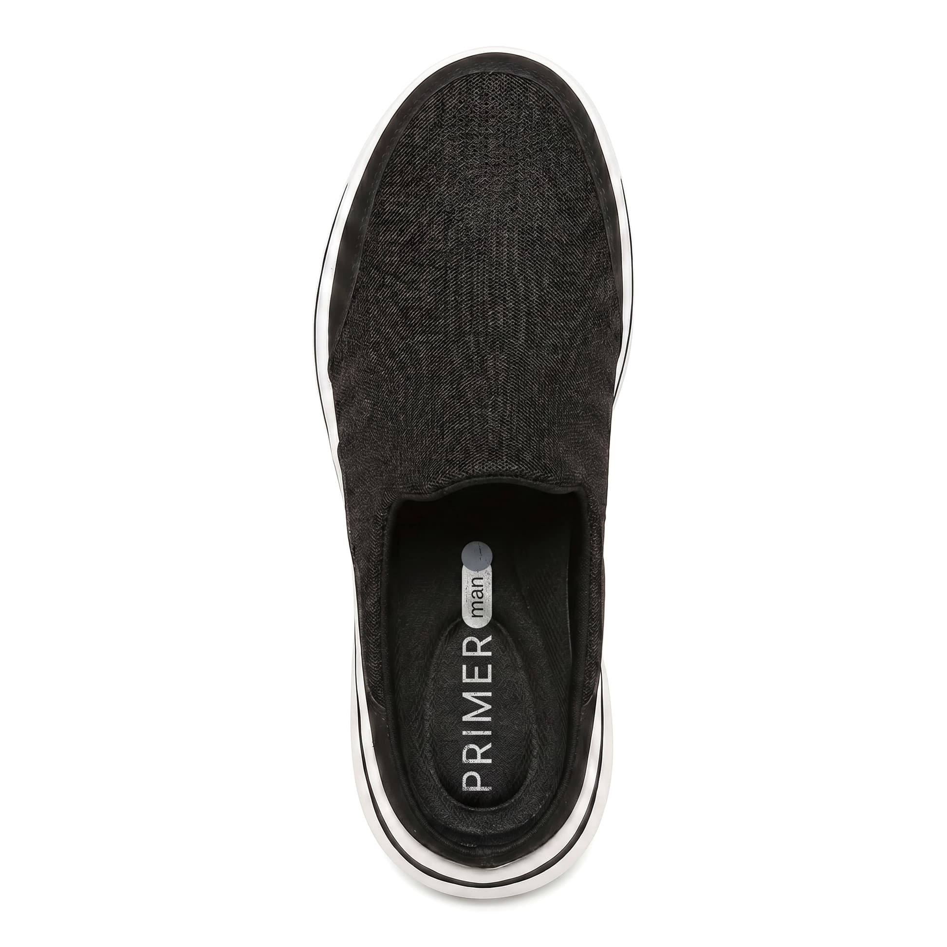 Loft Slipper - Comfort Orthopaedic Mule Black — palmilha