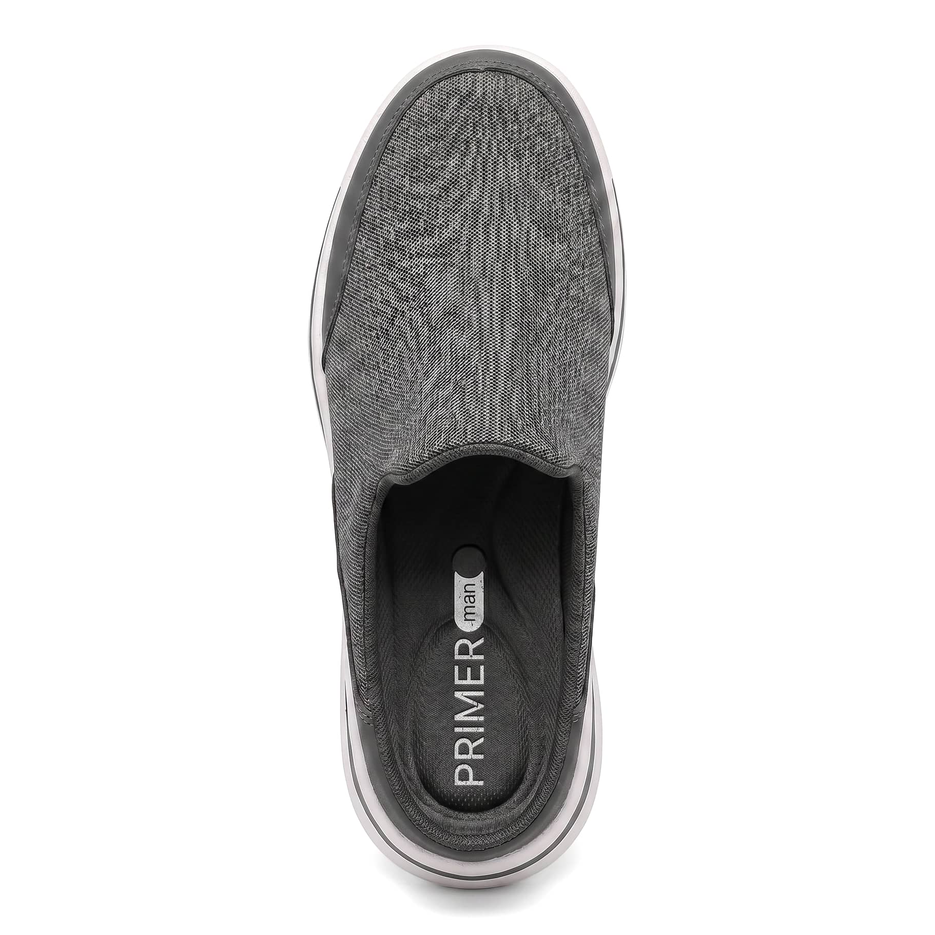 Loft Slipper - Comfort Orthopaedic Mule Grey — palmilha