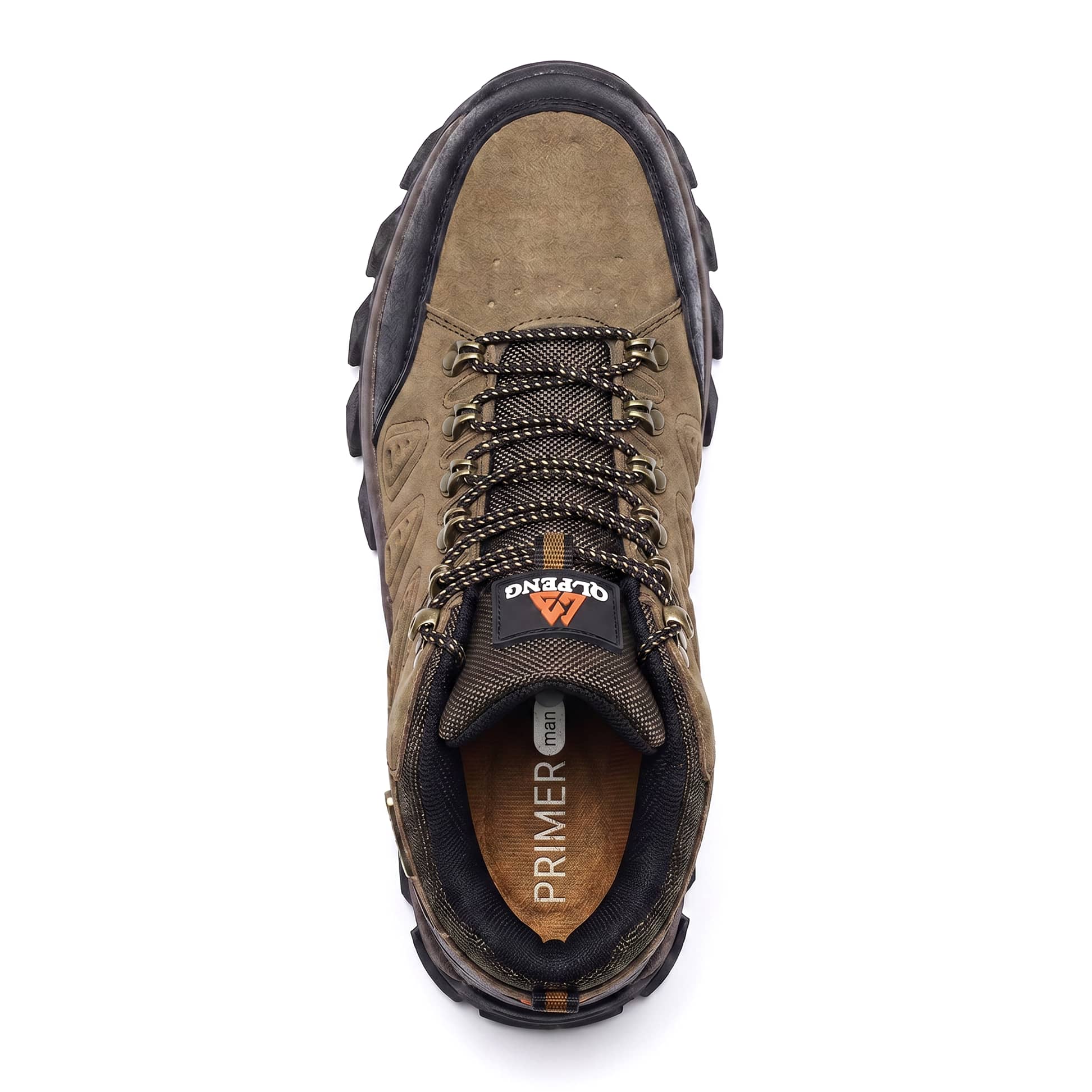 Outdoor - Waterproof Leather Grip Hiking Boot Brown — palmilha