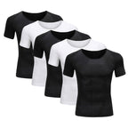 5-Pack Primer Compression Undershirt - Sweat-proof Shapewear