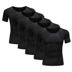 5-Pack Primer Compression Undershirt - Sweat-proof Shapewear