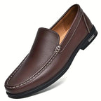 Leather Comfort Loafer - Brown