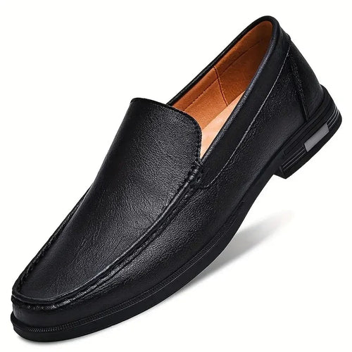Leather Comfort Loafer - Black